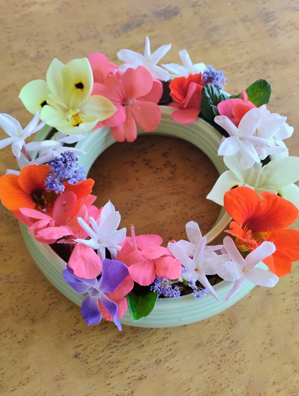 Vintage Posy Ring - English Pottery - Picture 2 of 6